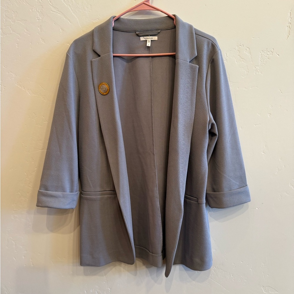Maurices Light Gray Blazer